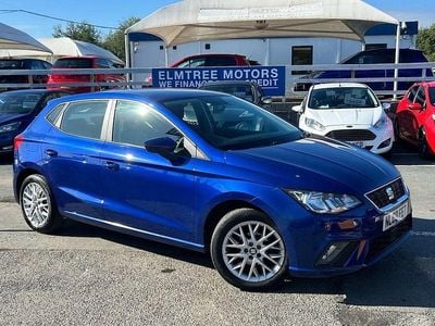 Begagnad Seat Ibiza SE Technology 95 HK (69 kW) 2018 Blå Halvkombi