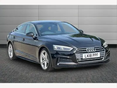 Used Audi A5 S-Line 190 HP (139 kW) 2018 Black Coupe