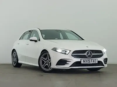 Used Mercedes A180 Executive 136 HP (100 kW) 2019 White Hatchback