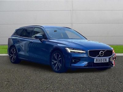 Used Volvo V60 R-Design 190 HP (139 kW) 2019 Blue Estate