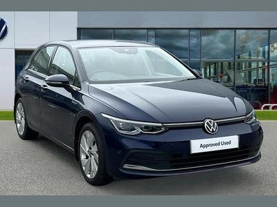 Used VW Golf VIII Style 128 HP (94 kW) 2020 Blue Hatchback