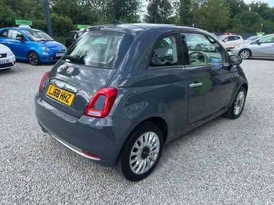 Used Fiat 500 Lounge 69 HP (50 kW) 2018 Grey Hatchback