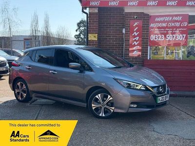 Used Nissan Leaf N-Connecta 110 kW (150 HP) 2020 Grey Hatchback