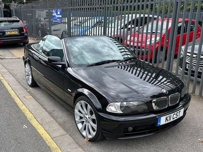 Black Used 2002 BMW 320 Cabriolet Cabriolet | £2,495