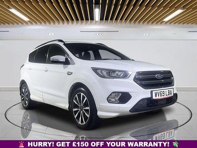 White Used 2019 Ford Kuga ST-Line SUV | £10,399 (Good price)