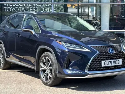 Used Lexus RX450h 313 HP (230 kW) 2021 Blue SUV