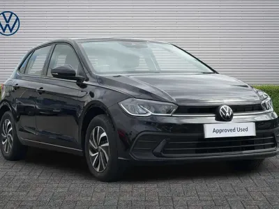 Used VW Polo Life 95 HP (69 kW) 2024 Black Hatchback