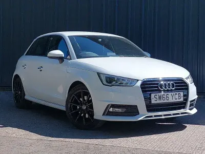 Used Audi A1 S-Line 125 HP (91 kW) 2016 White Hatchback