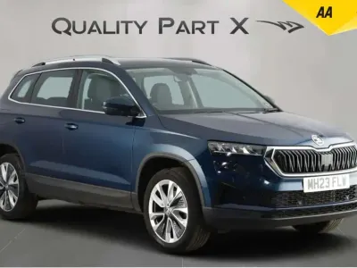 Used Skoda Karoq SE L 150 HP (110 kW) 2023 Blue SUV