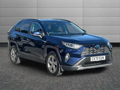 Used Toyota RAV4 Hybrid 214 HP (157 kW) 2020 Blue SUV