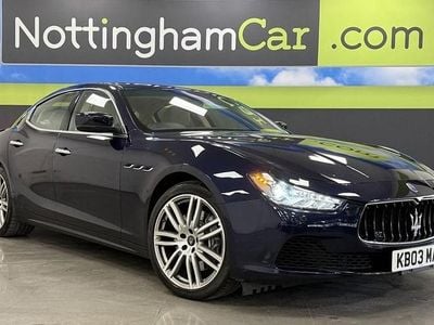Blue Used 2015 Maserati Ghibli Sedan | £17,995 (Fair price)