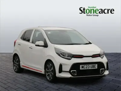 Used Kia Picanto GT-Line S 99 HP (72 kW) 2023 White Hatchback