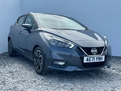 Used Nissan Micra Acenta 92 HP (67 kW) 2021 Grey Hatchback