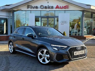 Grey Used 2023 Audi A3 Sportback S-Line Hatchback | £21,490 (Fair price)