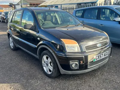 Used Ford Fusion Zetec 68 HP (50 kW) 2008 Black Hatchback