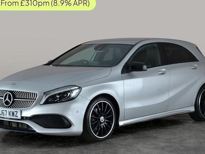 Used Mercedes A200 AMG line 136 HP (100 kW) 2017 Silver Hatchback