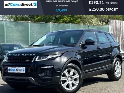 Używany Land Rover Range Rover evoque SE 2017 Czarny Kombi