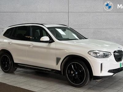 Mineral white metallic Used 2021 BMW iX3 Shadowline SUV | £21,157 (Good price)
