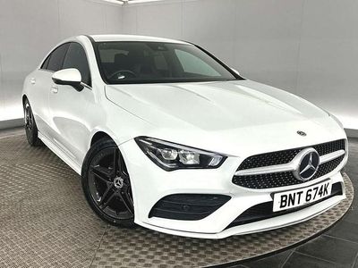 Used Mercedes CLA180 AMG line 136 HP (100 kW) 2020 White Sedan