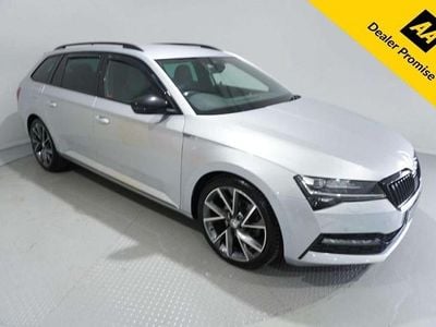 Silver Used 2019 Skoda Superb SportlinePlus Estate | £17,988 (Good price)