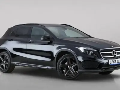 Used Mercedes GLA220 AMG line 177 HP (130 kW) 2016 Black SUV