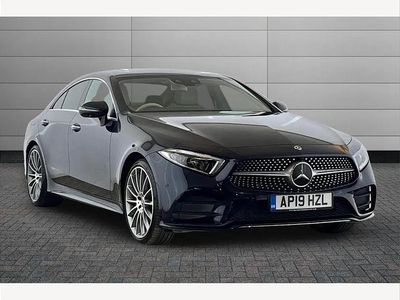 Blue Used 2019 Mercedes CLS350 AMG Line Premium Plus Coupe | £27,895 (A bit pricey)