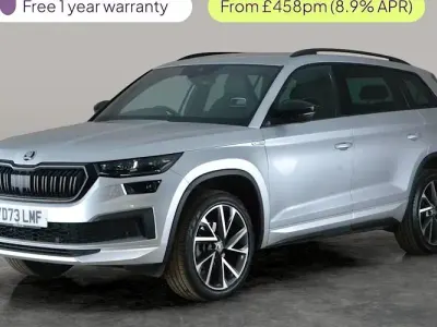 Used Skoda Kodiaq SportLine 150 HP (110 kW) 2023 Silver SUV