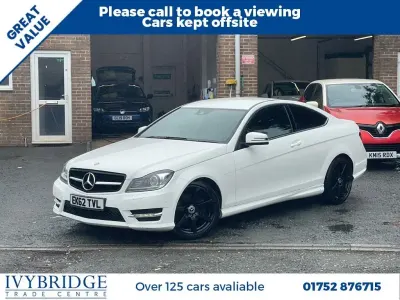 Used Mercedes C220 AMG 2012 White Coupe