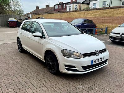 Used VW Golf VII S 105 HP (77 kW) 2014 White Hatchback
