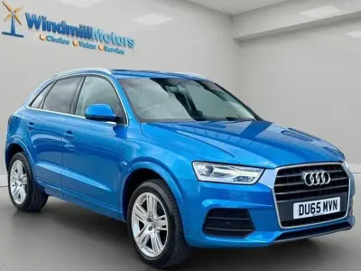 Usado Audi Q3 Design 150 CV (110 kW) 2015 Azul SUV