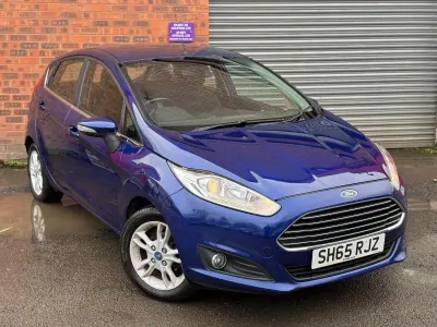 Used Ford Fiesta Zetec 82 HP (60 kW) 2015 Blue Hatchback