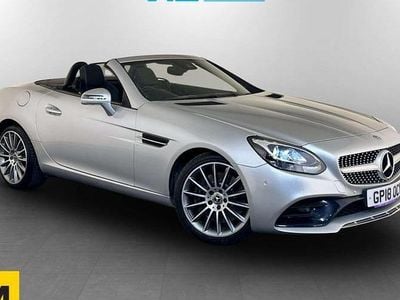 Used Mercedes SLC180 AMG line 156 HP (114 kW) 2018 Silver Cabriolet