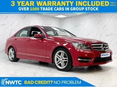 Used Mercedes C220 Sport Edition 2014 Red Sedan