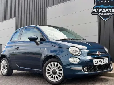 Usado Fiat 500 Lounge 69 HP (50 kW) 2016 Azul Citadino