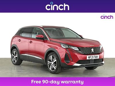 Red Used 2021 Peugeot 3008 Allure Premium Hatchback | £13,249 (Fair price)