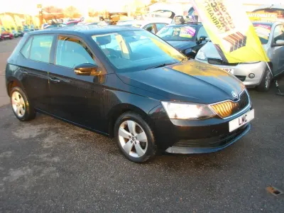 Used Skoda Fabia SE 90 HP (66 kW) 2015 Black Hatchback