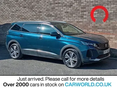 Second-hand Peugeot 5008 Allure Premium 130 CP (95 kW) 2021 Albastru SUV