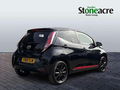 Used Toyota Aygo x-style 68 HP (50 kW) 2018 Black Hatchback