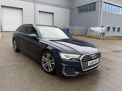 Used Audi A6 S-Line 204 HP (150 kW) 2019 Blue Estate