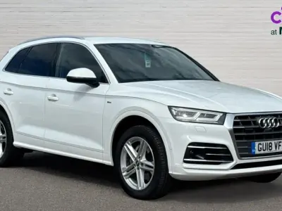 Used Audi Q5 S-Line 190 HP (139 kW) 2018 White SUV