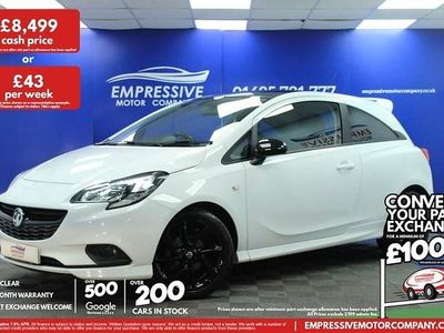 Used Vauxhall Corsa SRi 90 HP (66 kW) 2019 White Hatchback