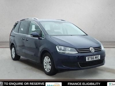 Used VW Sharan SE 150 HP (110 kW) 2016 Blue MPV