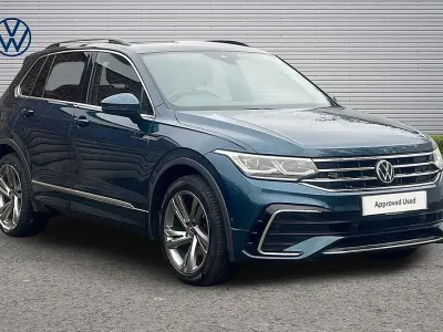 Used VW Tiguan R-line Edition 150 HP (110 kW) 2022 Blue SUV