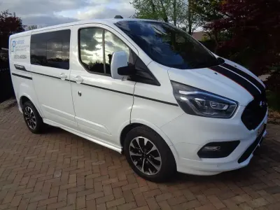 Used Ford Transit Custom Sport 185 HP (136 kW) 2020 White Van