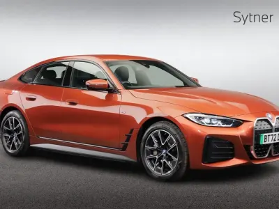 Used BMW i4 M Sport 246 kW (335 HP) 2022 Orange Sedan