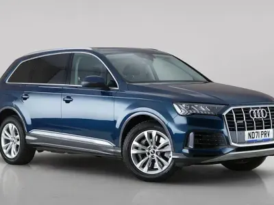 Used Audi Q7 Sport 381 HP (280 kW) 2021 Blue SUV