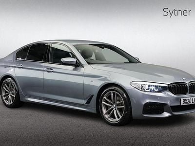 Blue Used 2020 BMW 520 M Sport | £22,890 (Fair price)