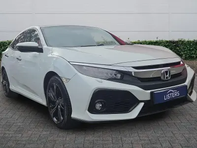 Used Honda Civic Prestige 2017 White Hatchback