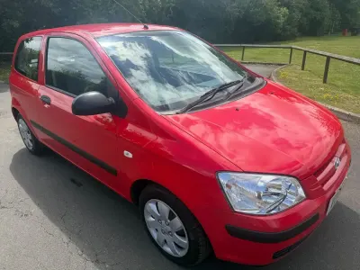 Used Hyundai Getz 62 HP (45 kW) 2005 Red Hatchback