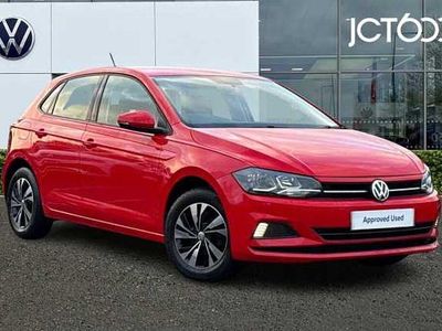 Used VW Polo SE 95 HP (69 kW) 2018 Red Hatchback
